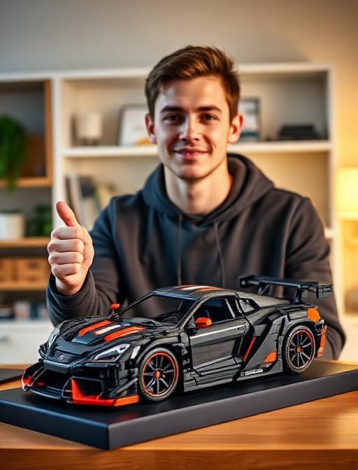 Alex K. with GT Race Car